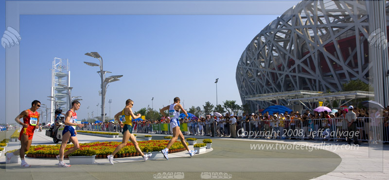 Lead Pack<BR>50K Men's Race Walk<BR>2008 Olympic Games - Beijing, China