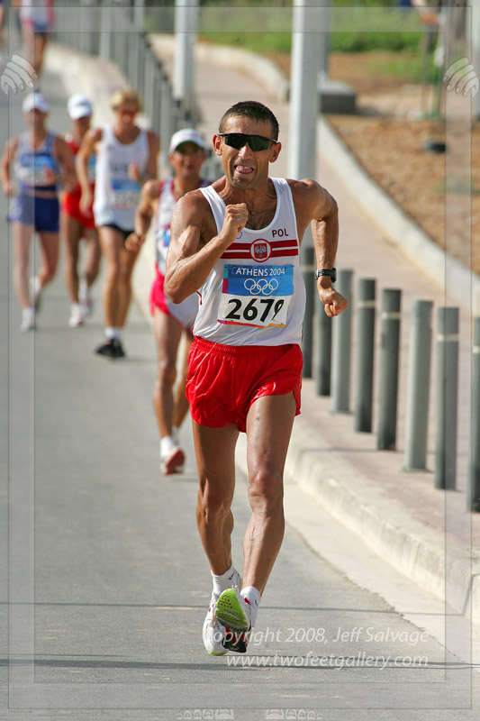 Robert Korzeniowski<BR>50K Men's Race Walk<BR>2004 Olympic Games - Athens, Greece